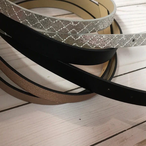 Madden Girl Faux Leather belts 3-pack black belt - Picture 5 of 8